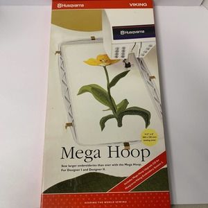 Viking Husqvarna Mega Hoop Embroidery Hoop #412 6255-02 NWB